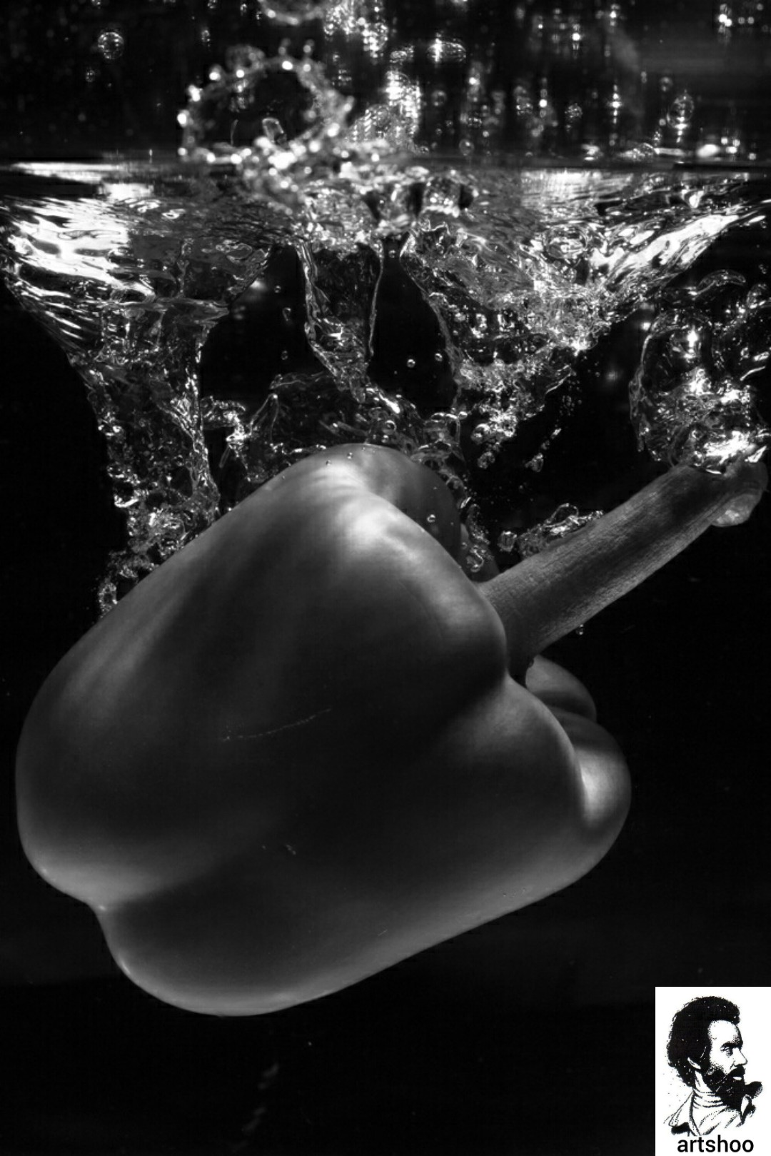 مدل سیاه قلم آب اورژینال